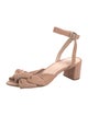 Loeffler Randall Suede Bow Accents Sandals