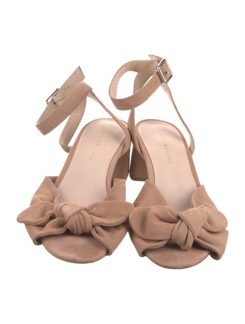 Loeffler Randall Suede Bow Accents Sandals
