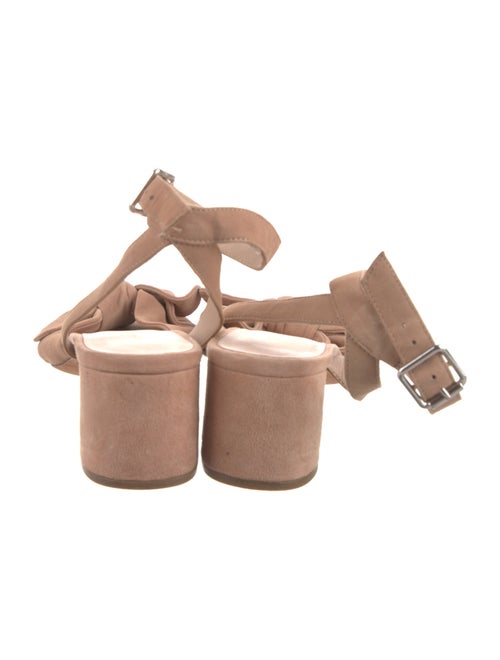 Loeffler Randall Suede Bow Accents Sandals