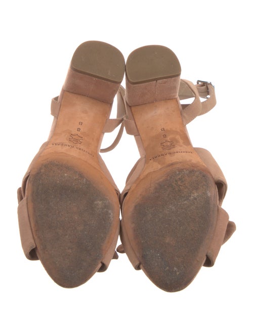 Loeffler Randall Suede Bow Accents Sandals