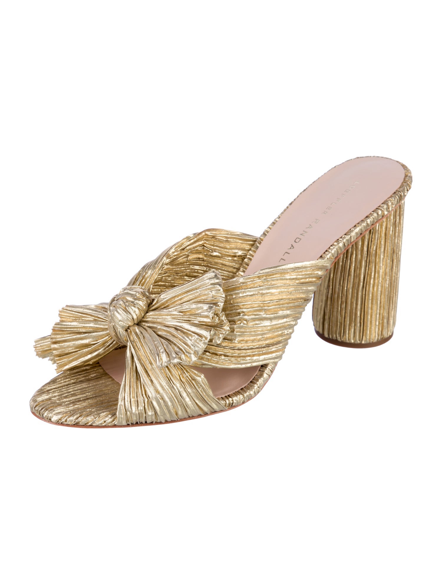 Loeffler Randall Bow Accents Slides w/ Tags