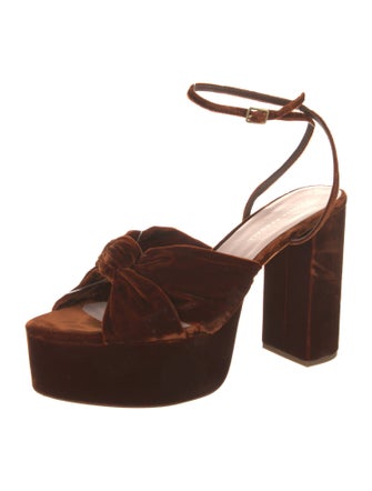 Loeffler Randall Velvet Sandals