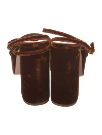 Loeffler Randall Velvet Sandals