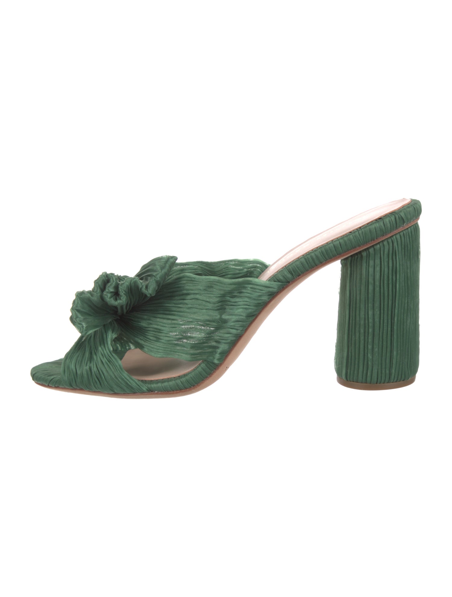Loeffler Randall Satin Bow Accents Slides