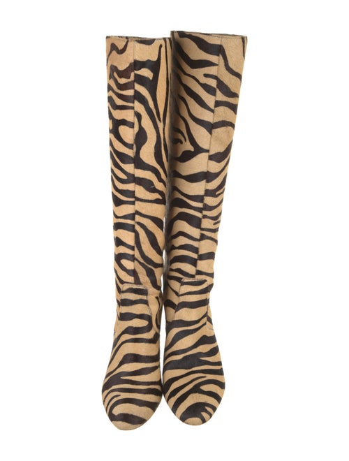 Loeffler Randall Ponyhair Animal Print Boots