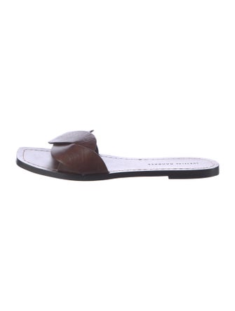 Loeffler Randall Leather Slides