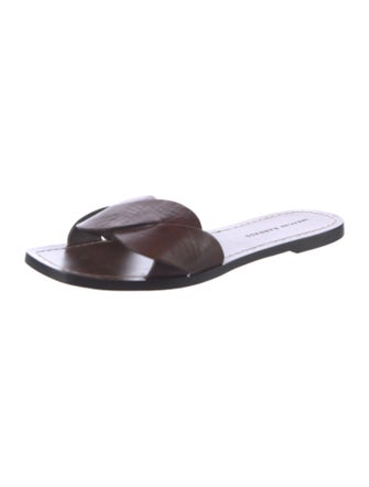 Loeffler Randall Leather Slides