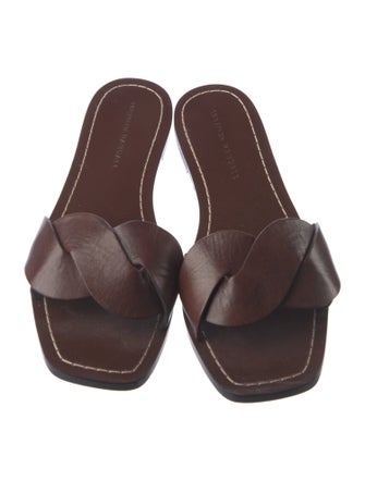 Loeffler Randall Leather Slides