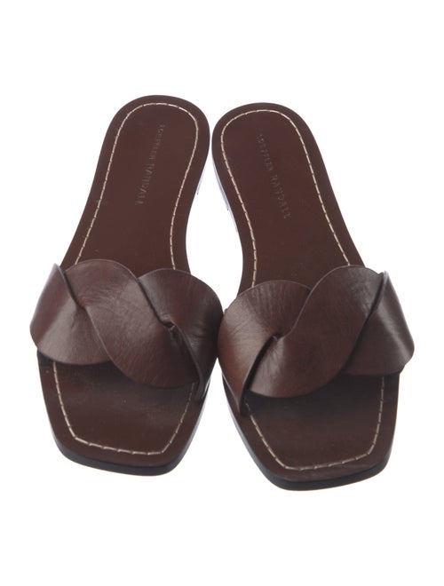 Loeffler Randall Leather Slides