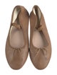 Loeffler Randall Leather Bow Accents Mary Jane Flats