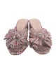 Loeffler Randall Printed Bow Accents Mules