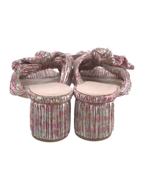 Loeffler Randall Printed Bow Accents Mules