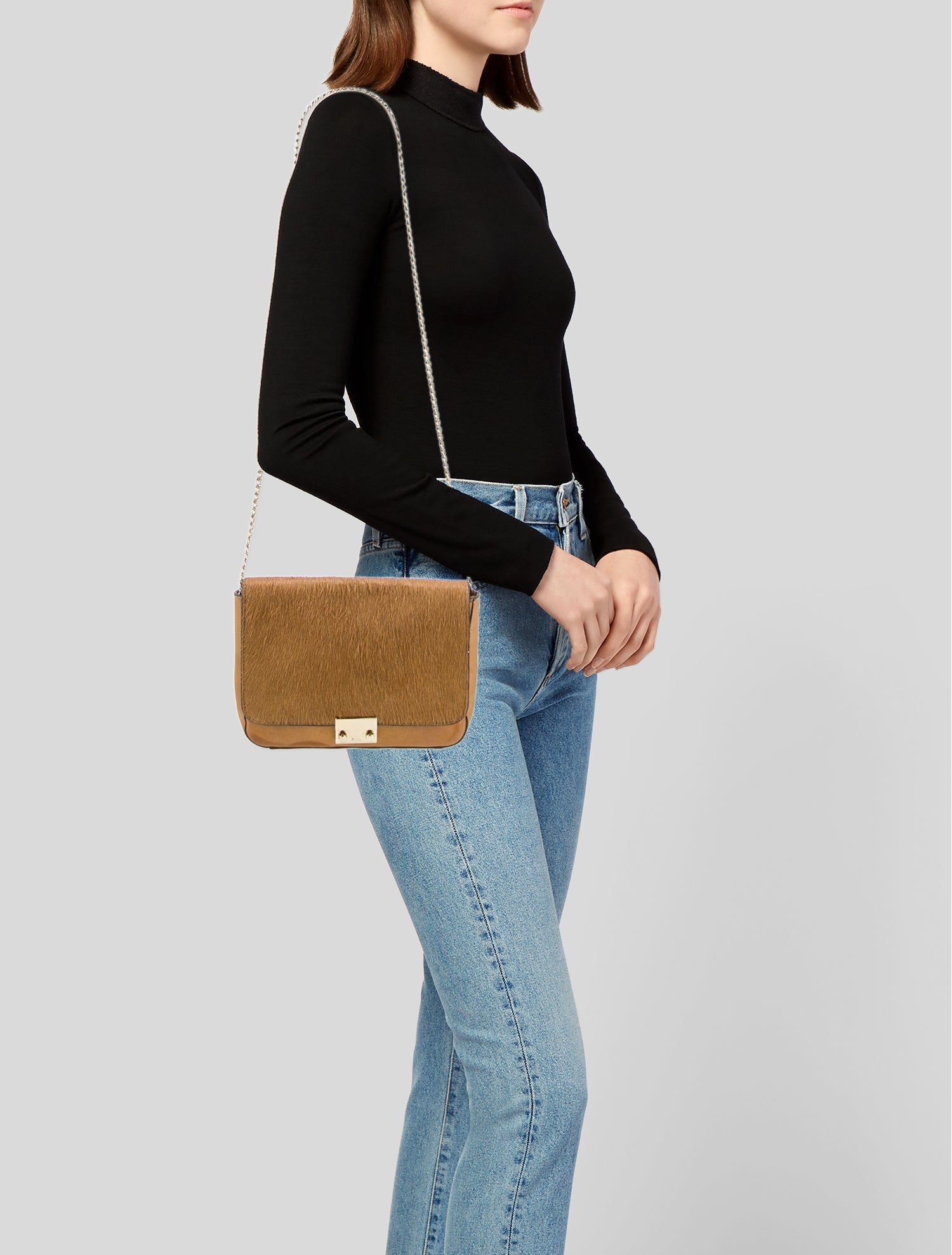 Loeffler Randall Leather Shoulder Bag