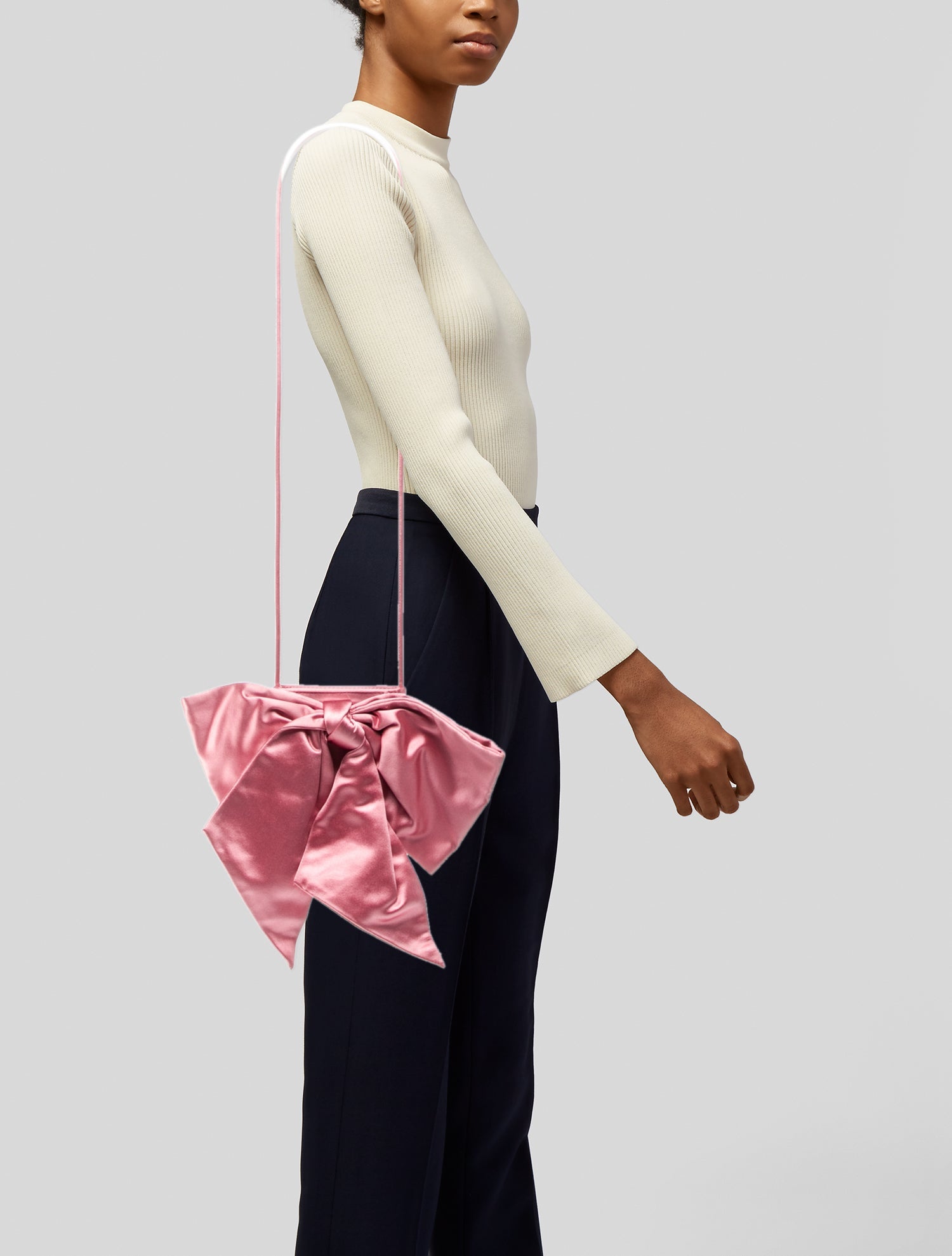 Loeffler Randall Satin Bucket Bag