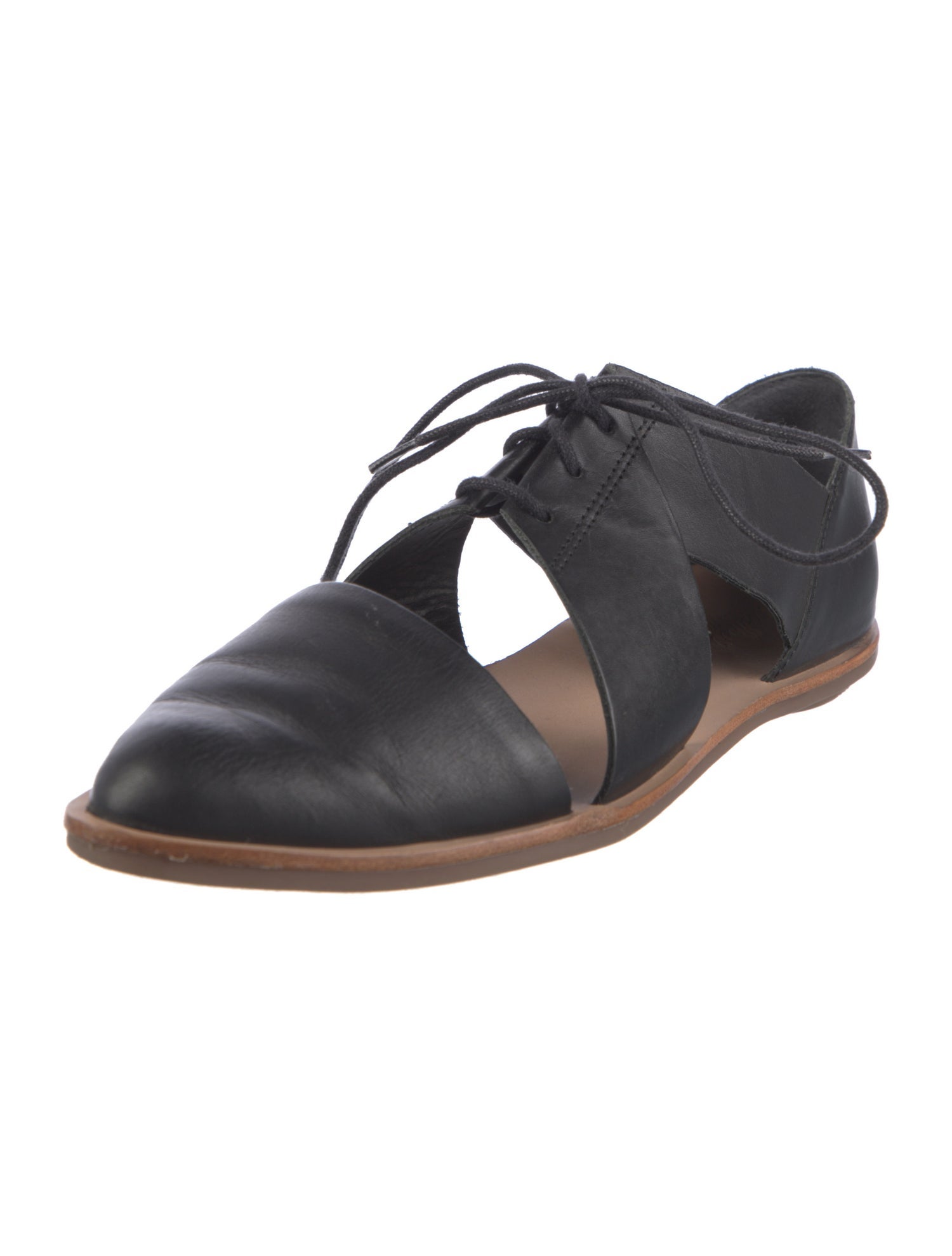 Loeffler Randall Leather Cutout Accent Oxfords
