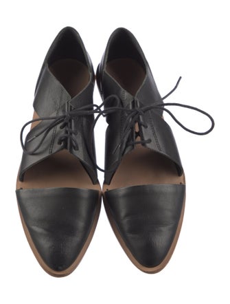 Loeffler Randall Leather Cutout Accent Oxfords