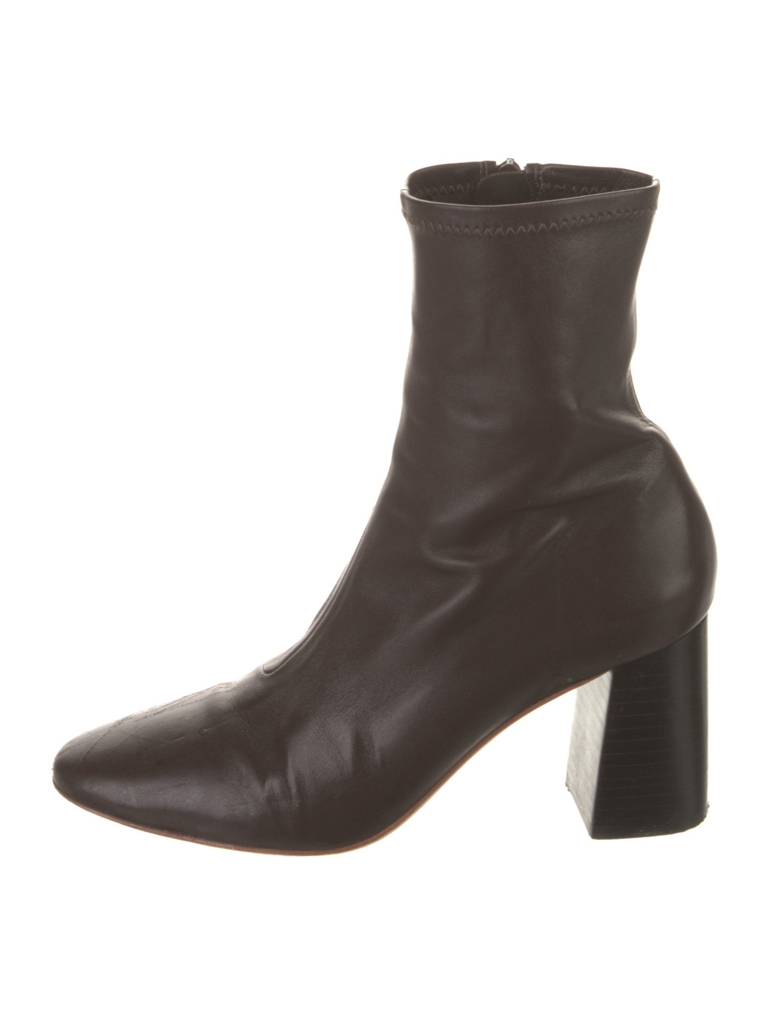 Loeffler Randall Leather Sock Boots