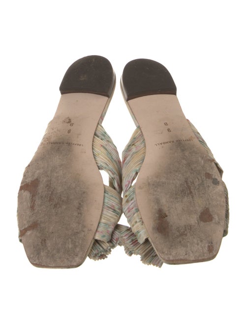 Loeffler Randall Printed Pleated Accents Slides