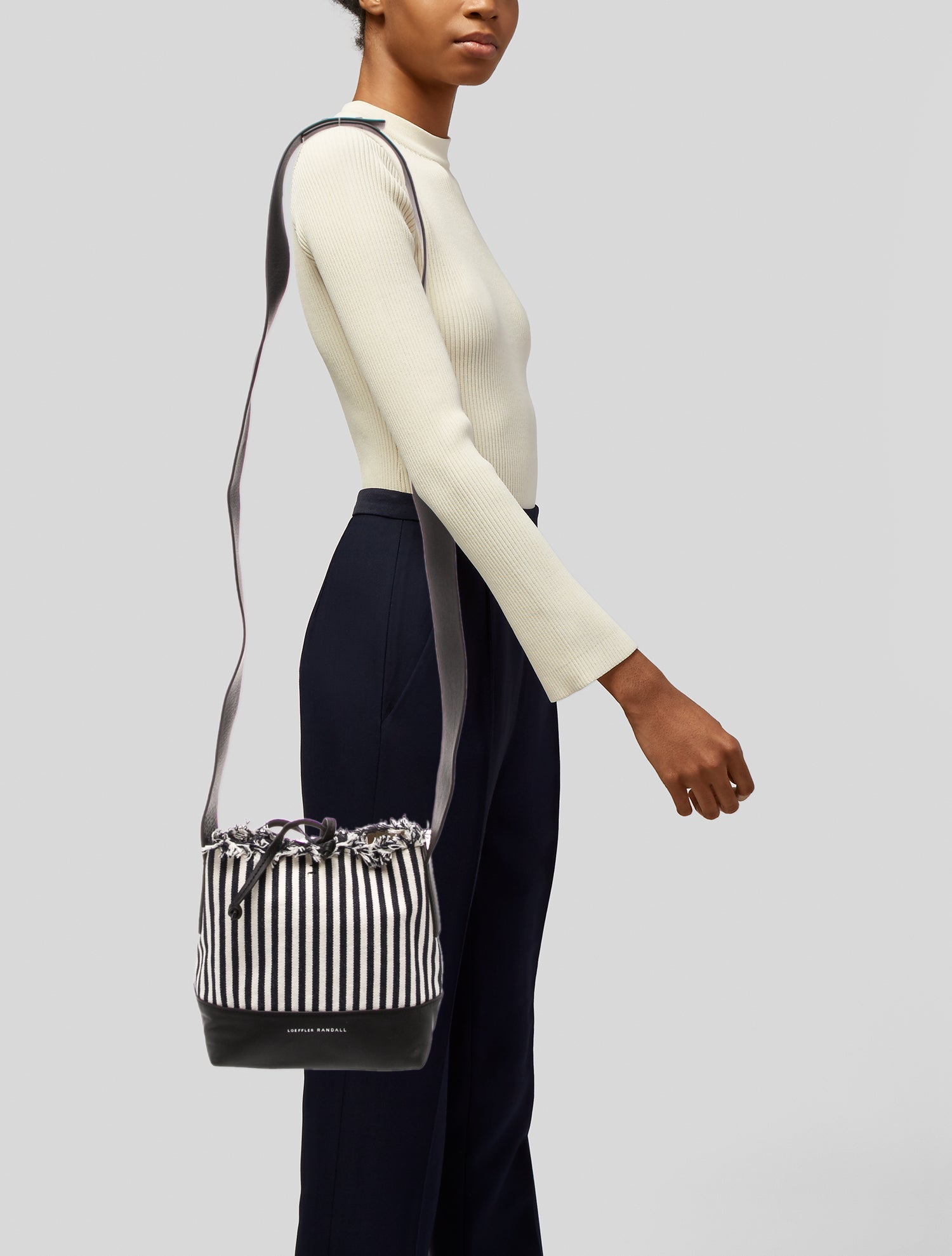 Loeffler Randall Canvas Bucket Bag