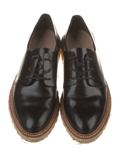 Loeffler Randall Patent Leather Tassel Accents Oxfords