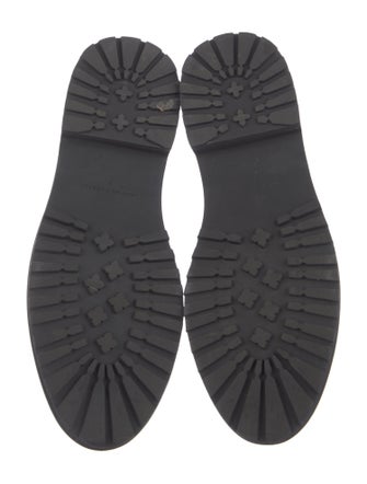 Loeffler Randall Leather Trim Embellishment Combat Boots