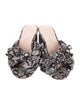 Loeffler Randall Printed Bow Accents Slides