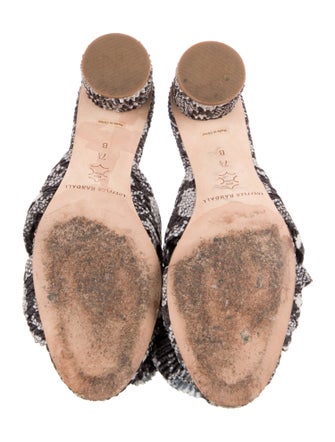 Loeffler Randall Printed Bow Accents Slides