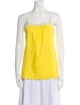 Loeffler Randall Square Neckline Sleeveless Blouse