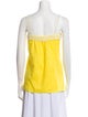 Loeffler Randall Square Neckline Sleeveless Blouse