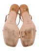 Loeffler Randall Leather T-Strap Sandals