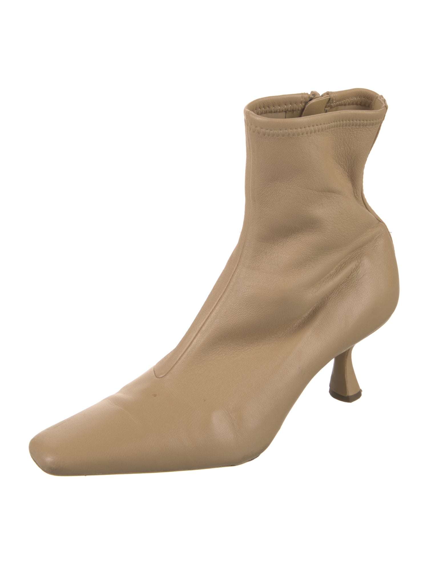 Loeffler Randall Leather Sock Boots