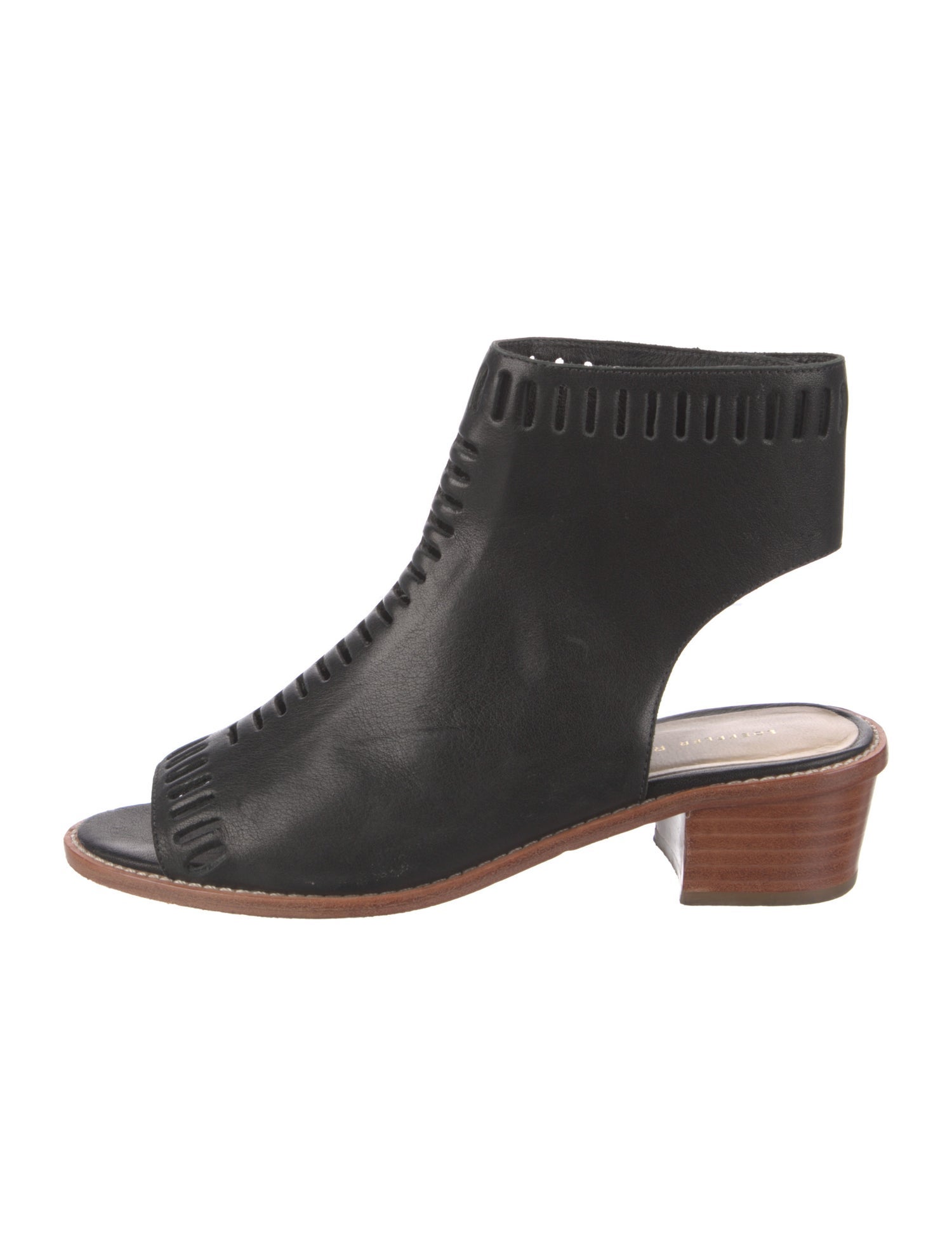 Loeffler Randall Leather Colorblock Pattern Slingback Pumps