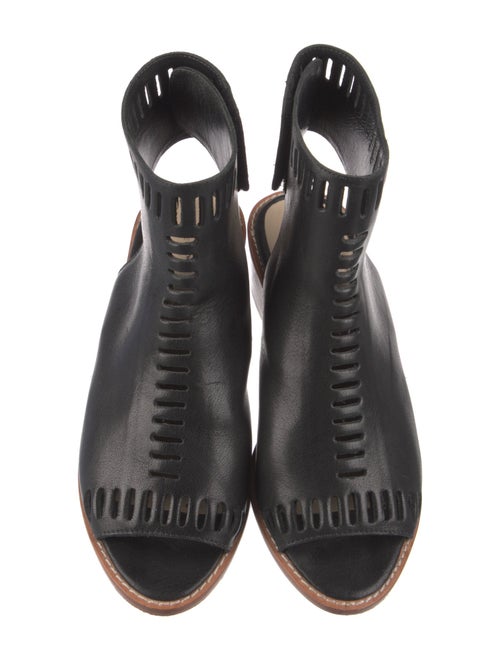 Loeffler Randall Leather Colorblock Pattern Slingback Pumps