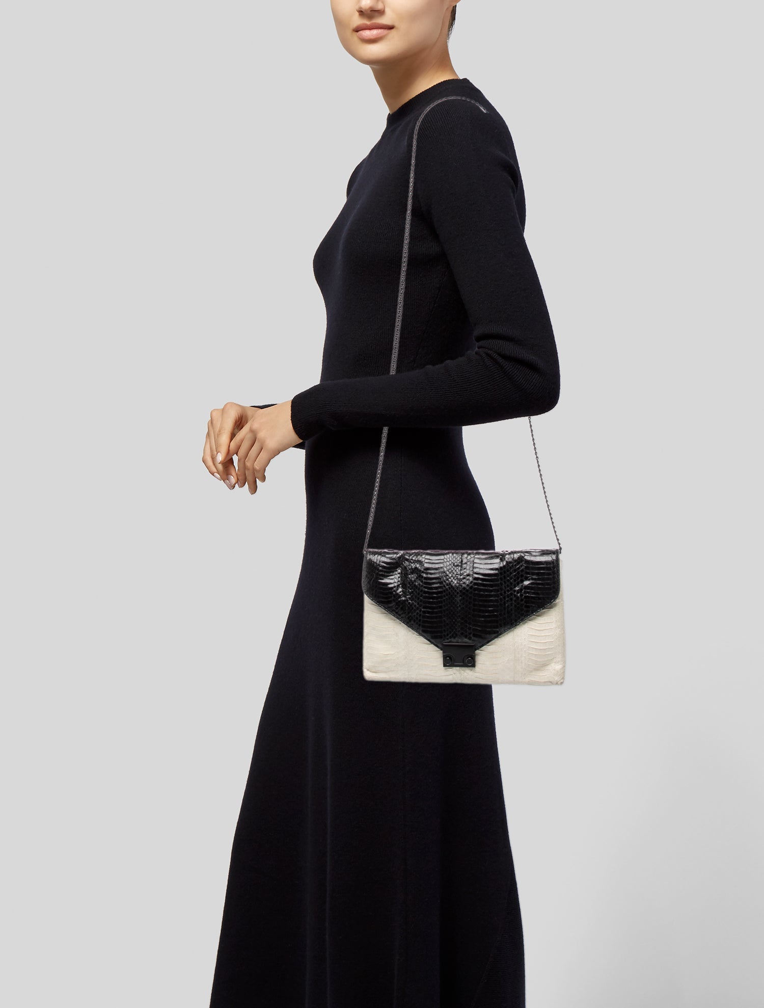 Loeffler Randall Python Clutch