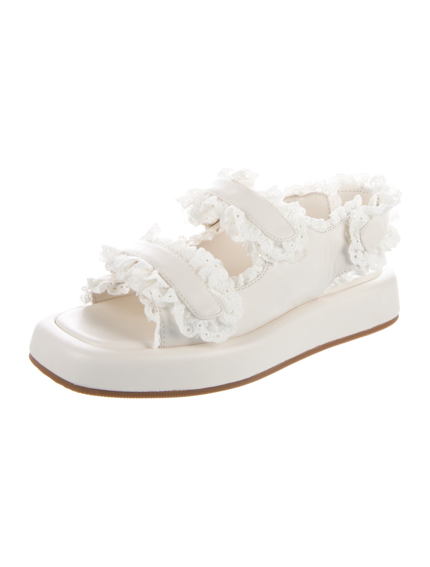 Loeffler Randall Leather Slides