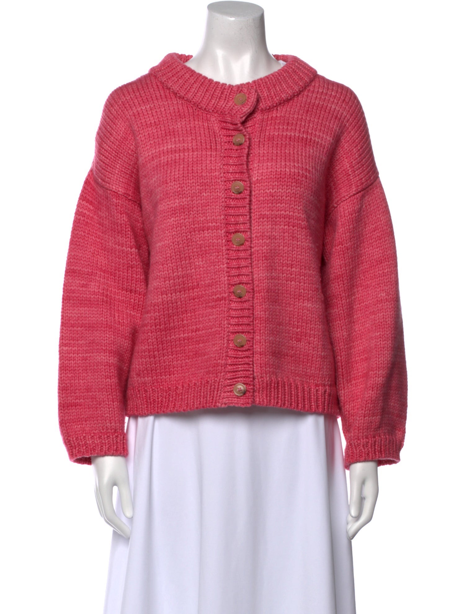 Loeffler Randall Merino Wool Crew Neck Sweater