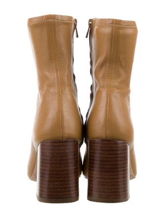 Loeffler Randall Leather Sock Boots