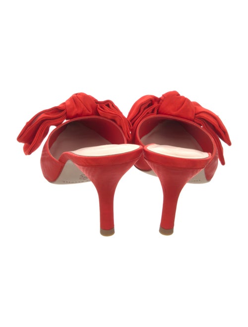 Loeffler Randall Satin Bow Accents Mules