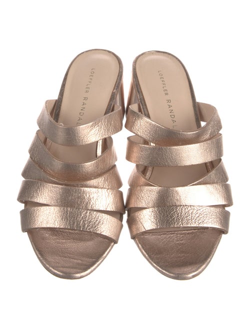 Loeffler Randall Leather Slides