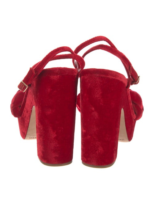 Loeffler Randall Velvet Braided Accents Sandals