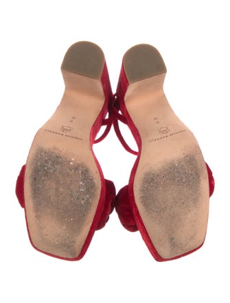 Loeffler Randall Velvet Braided Accents Sandals