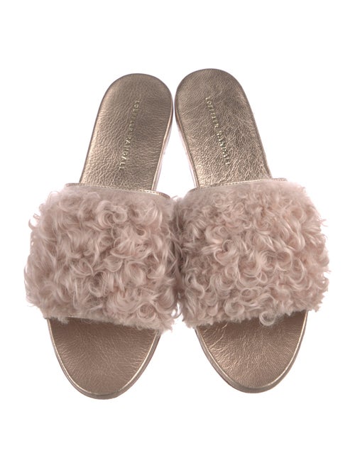 Loeffler Randall Fur Slides