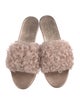 Loeffler Randall Fur Slides