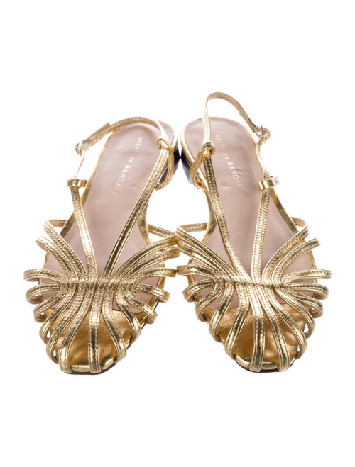 Loeffler Randall Leather Slingback Flats