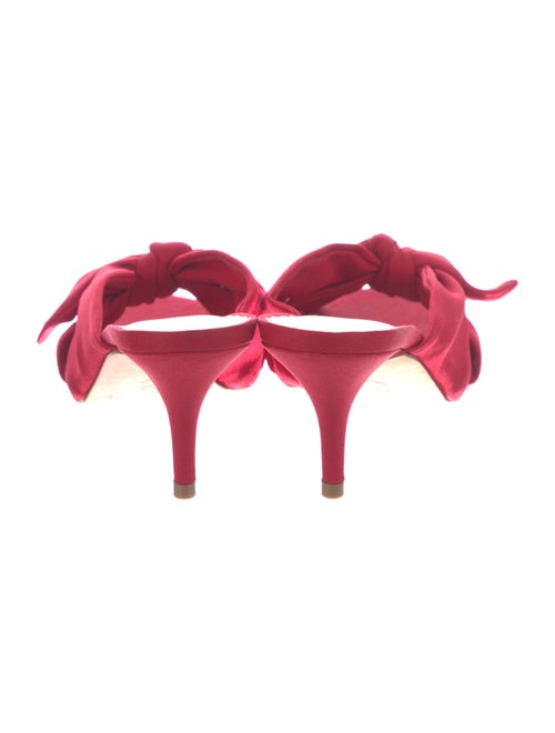 Loeffler Randall Satin Bow Accents Slides