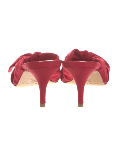 Loeffler Randall Satin Bow Accents Slides