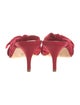 Loeffler Randall Satin Bow Accents Slides