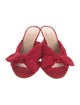 Loeffler Randall Satin Bow Accents Slides