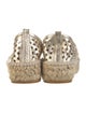 Loeffler Randall Leather Lasercut Accents Espadrilles