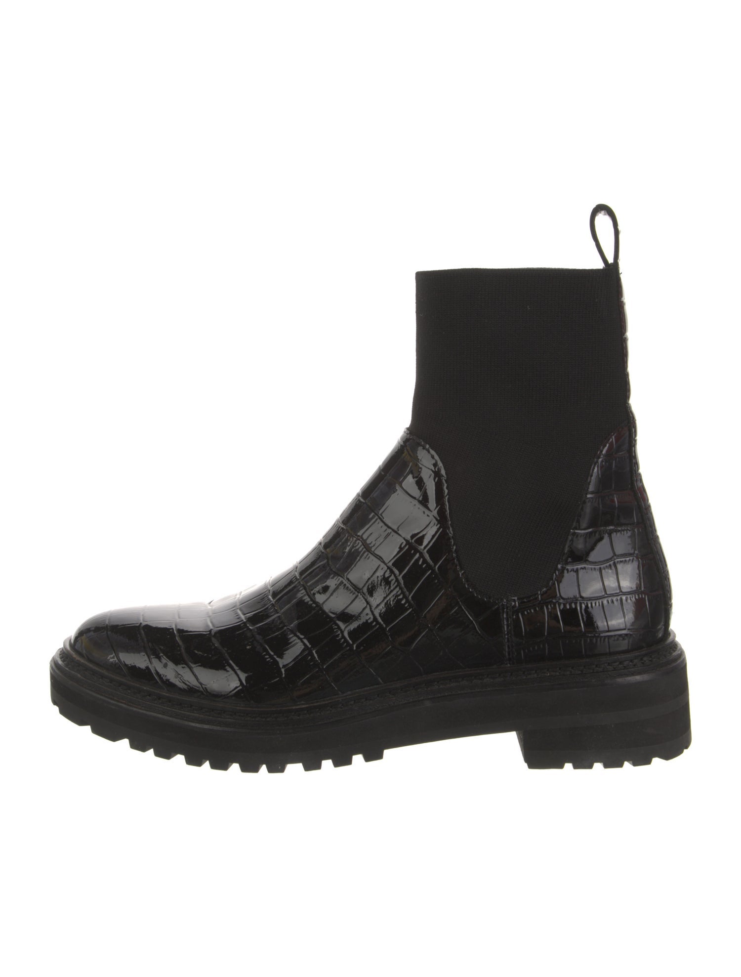 Loeffler Randall Embossed Leather Chelsea Boots